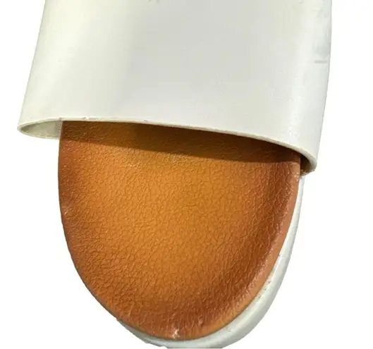 Seven7 Pearl Superflex White Slide Sandals Size 11