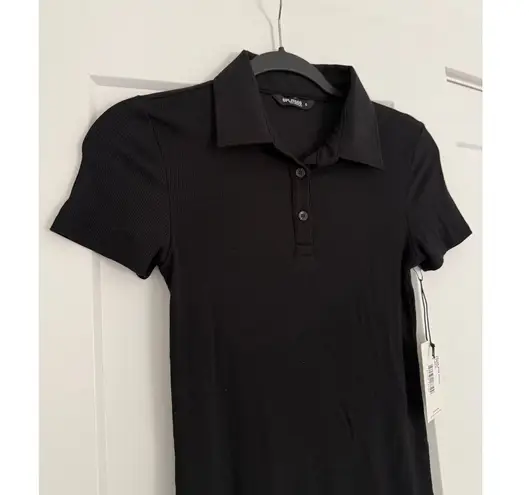 $124 New Splits59 Talia Ribbed Polo