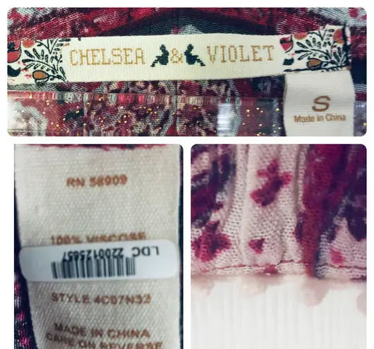 Chelsea & Violet Anthropologie Kimono Blouse