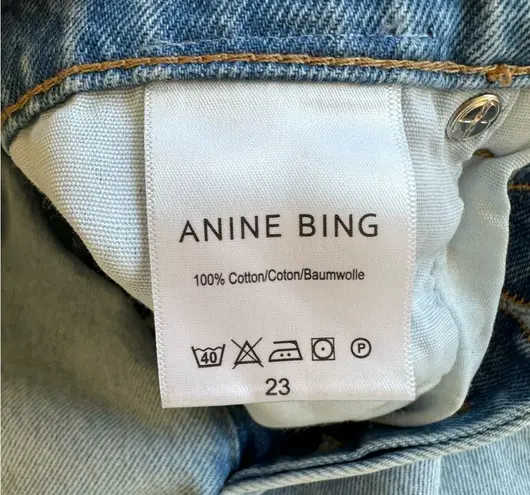ANINE BING Sonya Jean Destructed Classic Blue | 23