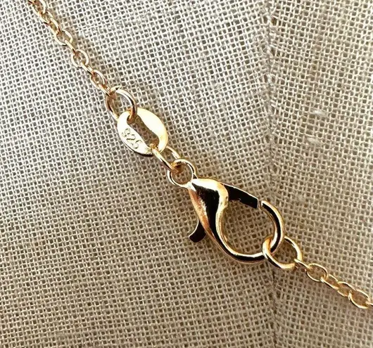 Gold tone Dipped Real LeafPendant Necklace