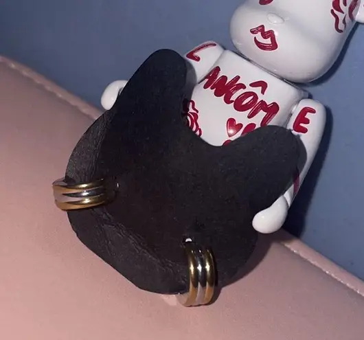 micro chunky Huggie Hoops Silver