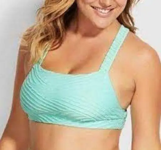Seafolly NWT Freshwater Crop Top in Fresh Mint