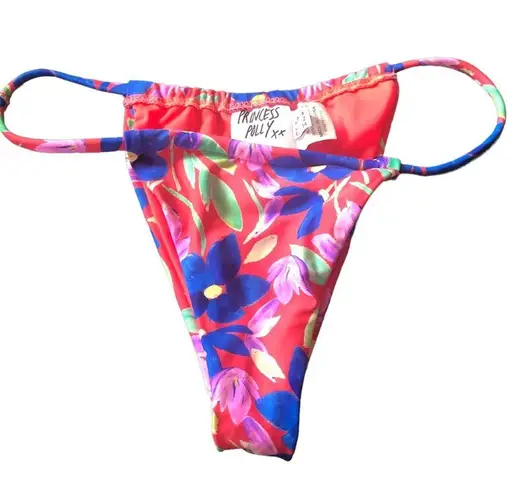 Princess Polly Bright Pink Floral Bianca Sexy Bikini Swimsuit Top 6 Bottom 2