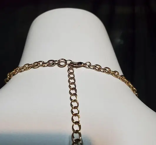 Modern Geometric Rose Gold, Gold, & Silver Statement Necklace Gold