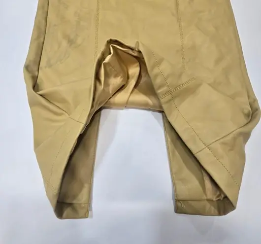 Camila Coelho Bruna Faux Leather Maxi Dress in Citrine