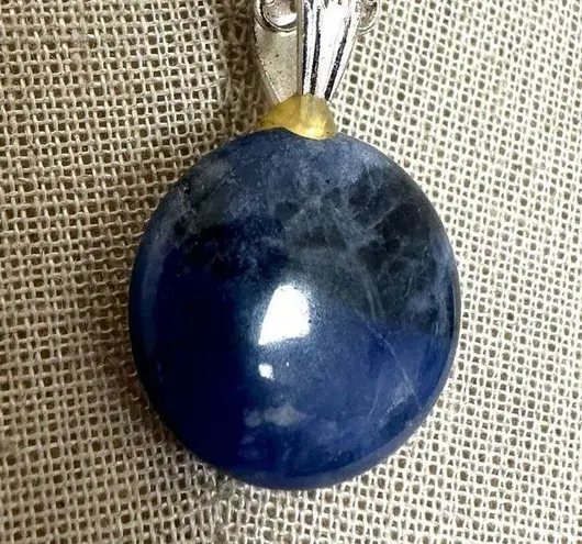 Deep Blue Sodalite Pendant Necklace