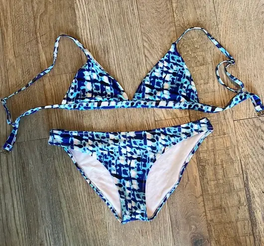 Cupshe Tie Dye Triangle Bikini 