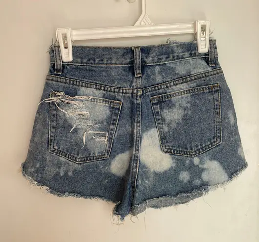 Forever 21 High Waisted Distressed Denim Shorts