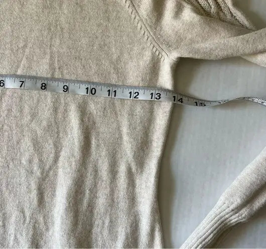 Modal International turtle neck sweater dress oatmeal size xs/s