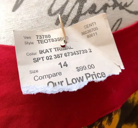 Oscar de la Renta Tribal Encounter Top/Cover Up-14