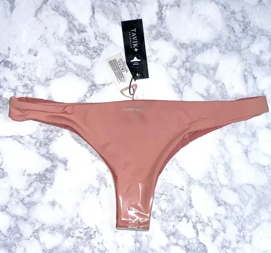 Tavik swim New Tavik Textured Chevron Minimal Coverage Bikini Bottom Ali Rose Dawn