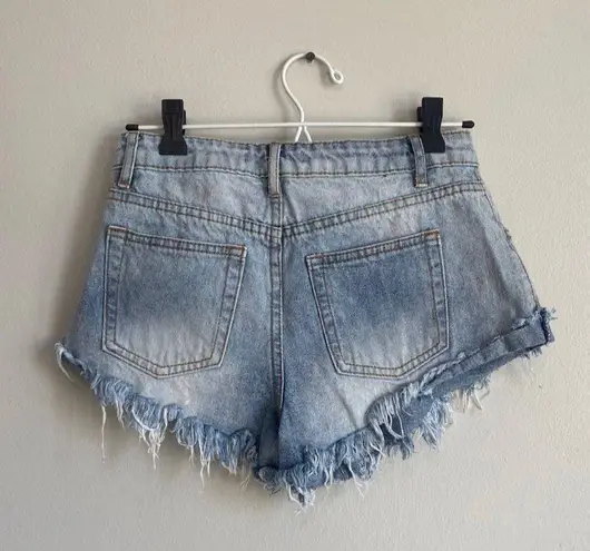 Forever 21 Distressed Jean Shorts 