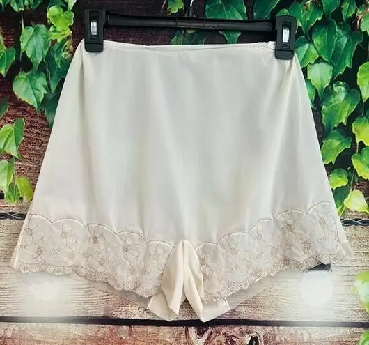 Vintage 1960 Van Raalte Bloomers Semi Sheer Lace Double Nylon Knickers Panties 5 Size XS