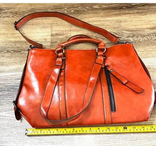 Unbranded Burnt Orange Leather