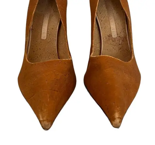Stella McCartney Vegan Leather Pumps size 37.5 Caramel