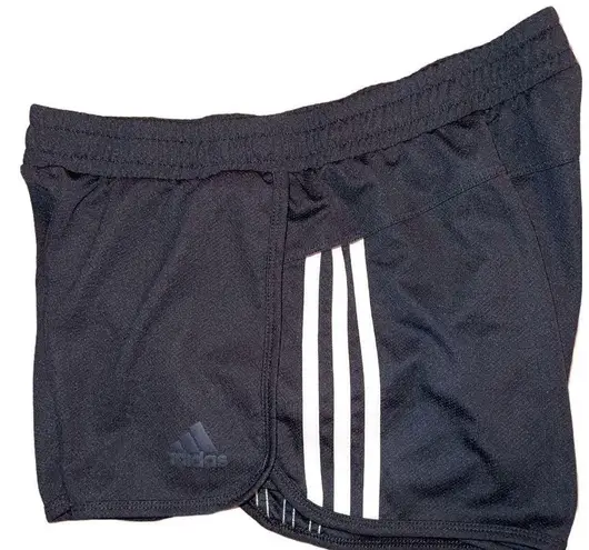 Adidas  black 3striped ladies running shorts!