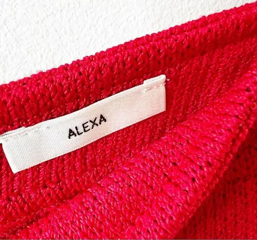 St. John Red Santana Knit Pants