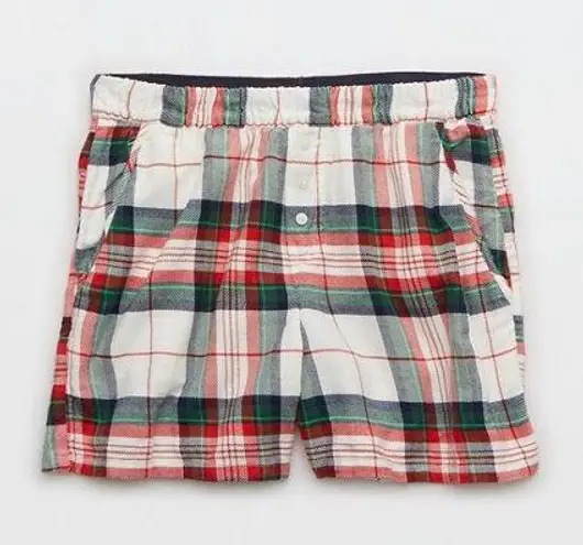 Aerie Flannel Pajama a shorts