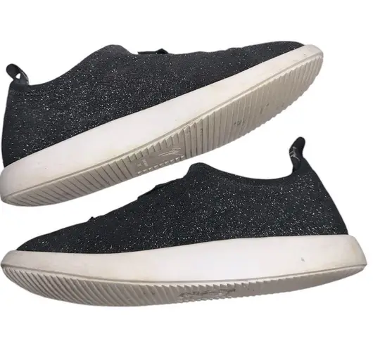 Giuseppe Zanotti 39.5 9 Black Natalie Star Glitter Embellished Slip On Sneakers