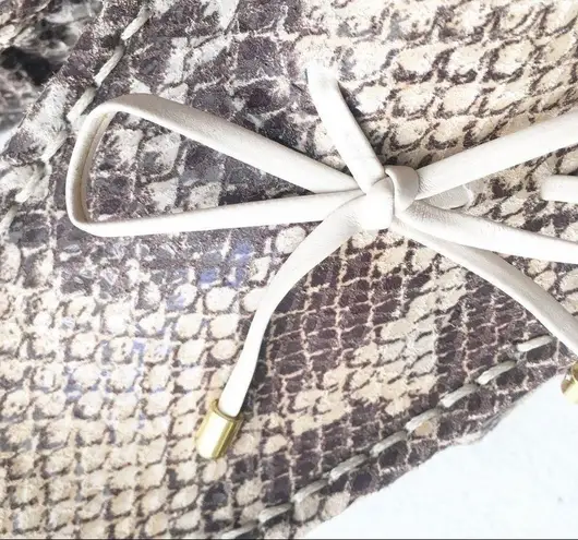 Isaac Mizrahi Live Snakeskin Driving Loafers