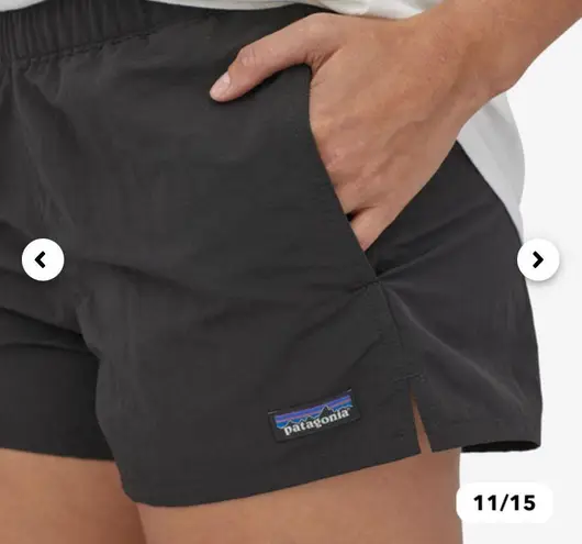 Patagonia Black Barely Baggies Shorts