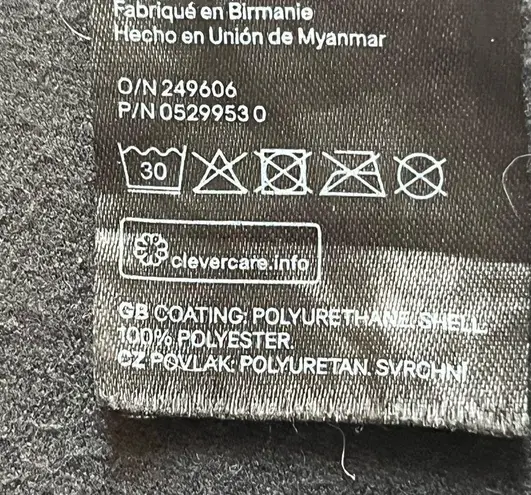 Faux Leather High Waisted Skinny Elastic Waist Pants Leggings Black Medium