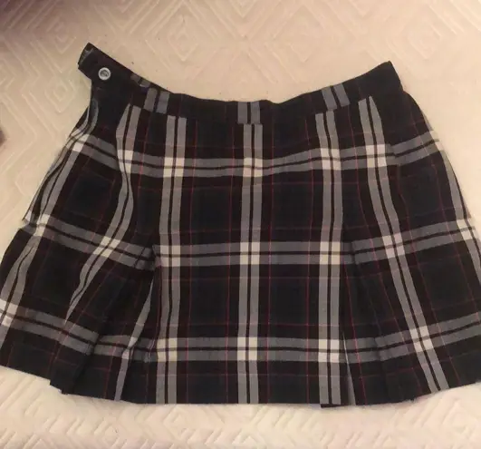 Amazing Vintage Plaid School Skirt Size 27