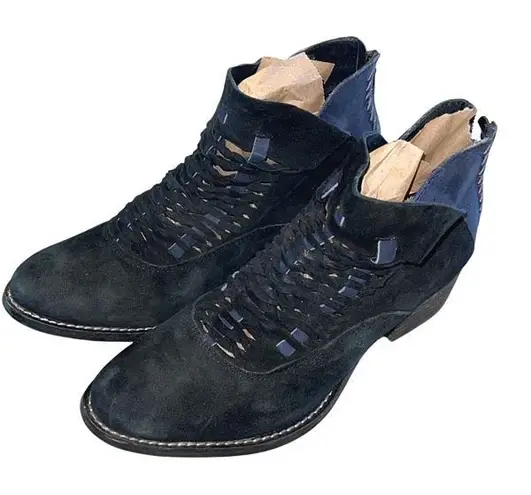 Rebels Womens Cori Suede Leather Bootie Boots Black Size 7.5