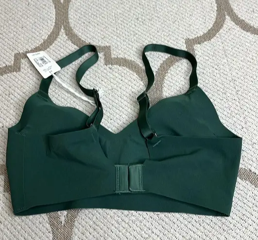 Aerie  SMOOTHEZ hunter green wireless seamless bra