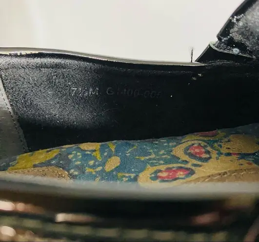 Soft walk grey’s anatomy Black Meredith Patent Leather Clog nursing shoe