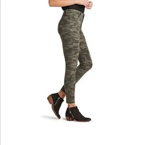 Sam Edelman The Kitten Skinny Cut-Hem Jeans Camo