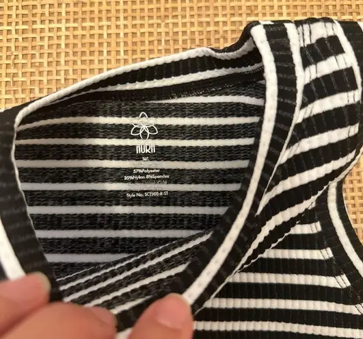 Aura Crop top stripes casual basic resort coastal CAlifornia fairy Barbie