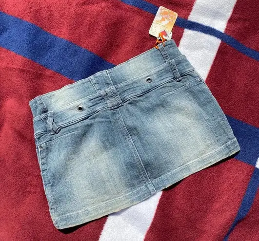 Dope Vtg Rio jeans Y2k denim mini skirt women’s 30 Blue Size M