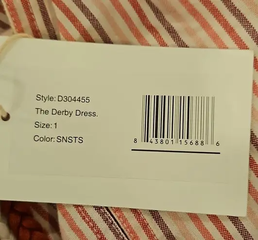 The Great ππ The Derby Dress ~ Sunset Stripe Size 1 Small NWT