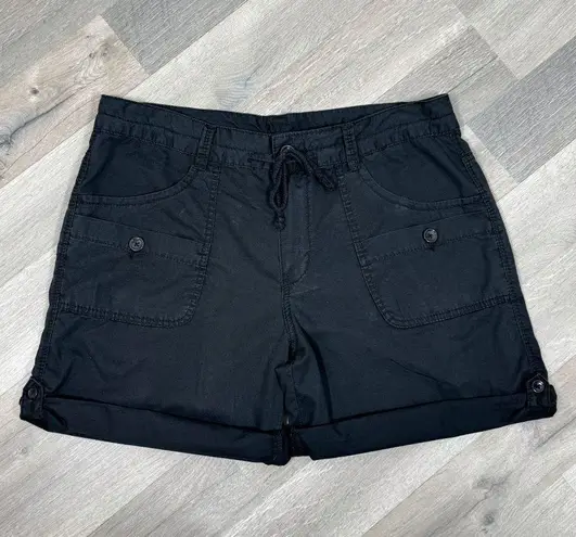 Supplies Cotton Twill Cuffed Utility Chino Shorts Black 14
