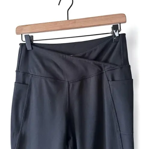 Jockey Black Crossover Yoga Pants Women's Size M Size M