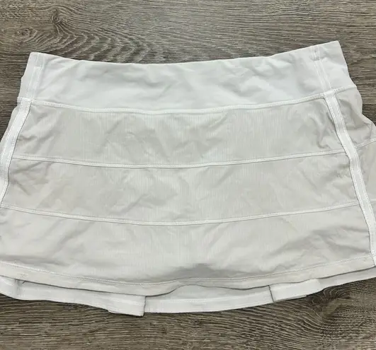 Lululemon Pace Rival Skirt White