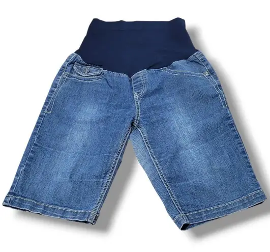 Tala Jeans Shorts Size Medium W32"xL10.5" Maternity Shorts Bermuda Denim Shorts Blue