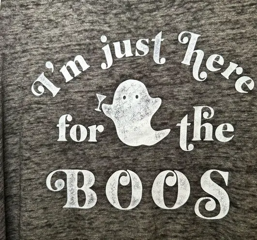 Fifth Sun  Grey Burnout “I’m Just Here For the Boo’s” Ghost Graphic Tank size M