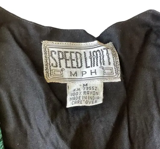 Speed Limit Holiday Vest Green Size M