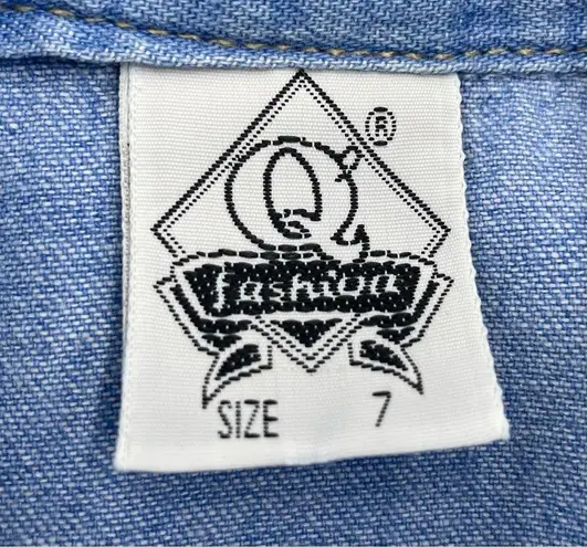 Vintage 90s Teddy Bear Shirt Women’s Denim Button