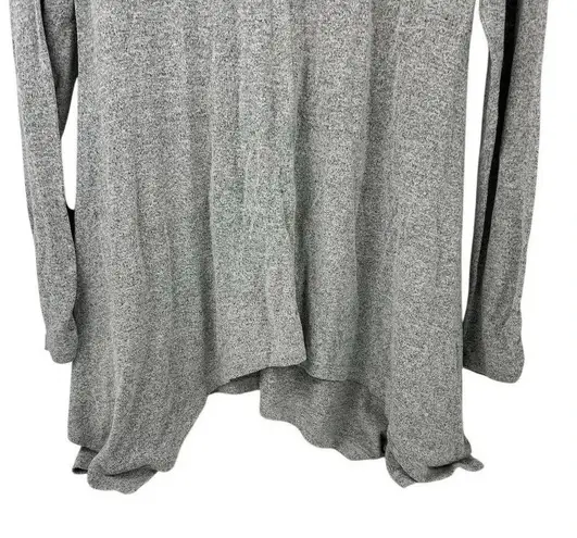 cupio blush Women's Gray Asymmetrical Cowl Neck Sweater Size M