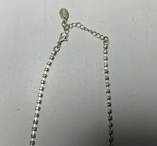 Icing Elegant Silver Rhinestone Necklace