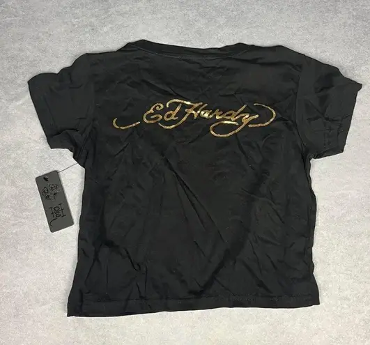 Ed Hardy  Black Baby Tee