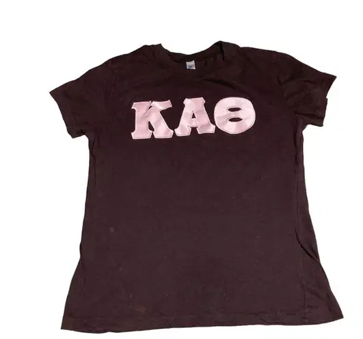 Bella Canvas Y2k Sorority Kappa Alpha Theata Hard Letter Baby Tee