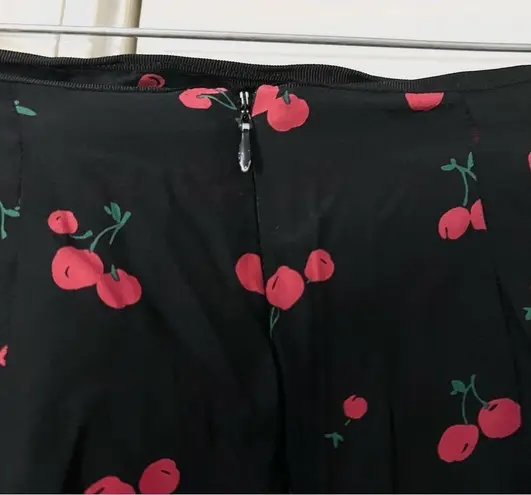 HVN Wiona Cherry Silk Slip Skirt Size 0