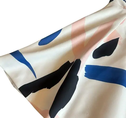 Elliatt Headway Abstract Print Scuba Skater Dress Mini Open Back Size Medium