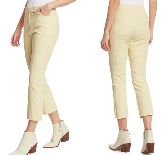 Stine Goya NWT $350 Tulip Wally Banded Waist Straight-Leg Embroidered Pants S