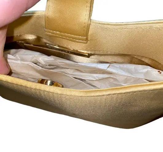 Preston & York NWT Satin Mini Purse Butter Cream